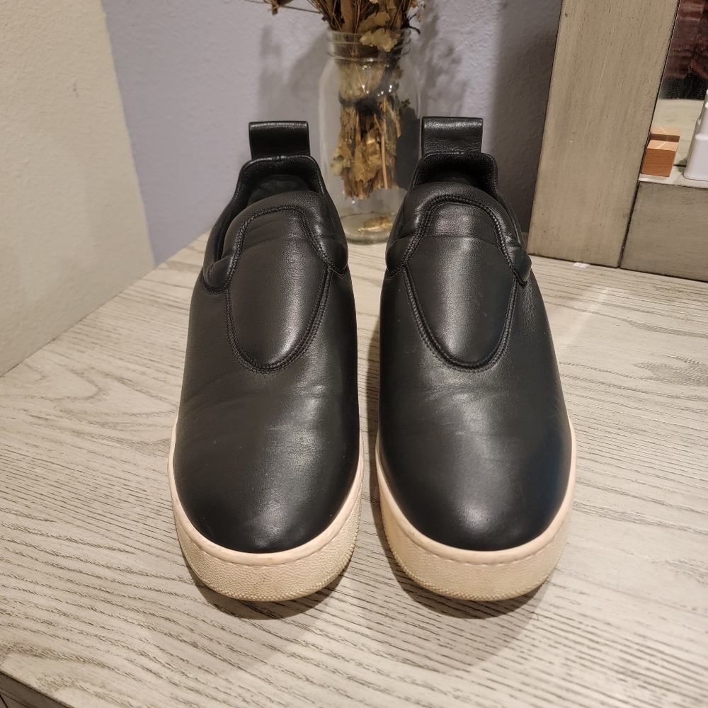 Black platform celine sneakers